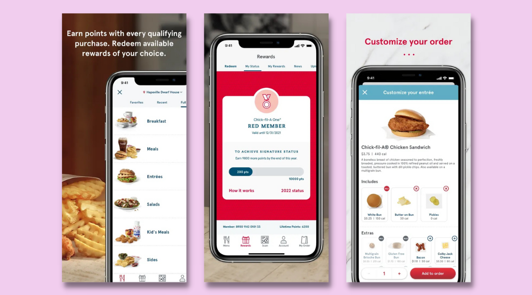 Chick-Fil-A Mobile App in Apple App Store