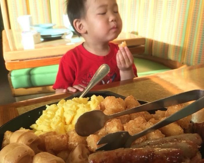 Family Style Breakfast Platter at Garden Grill