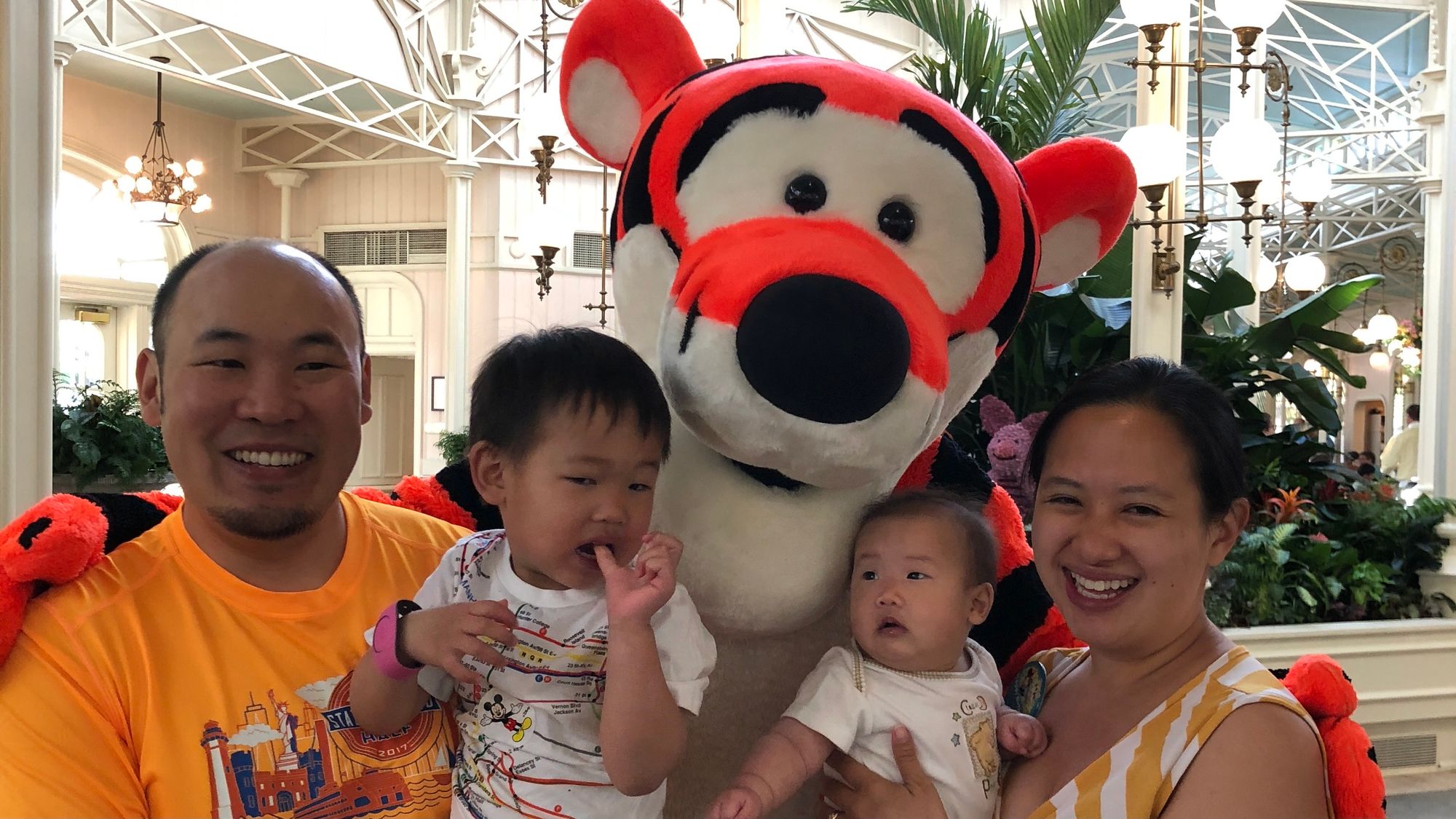 Meeting Tigger at Crystal Palace