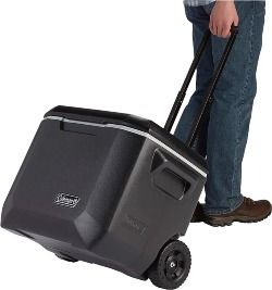 Coleman Portable Rolling Cooler | 50 Quart