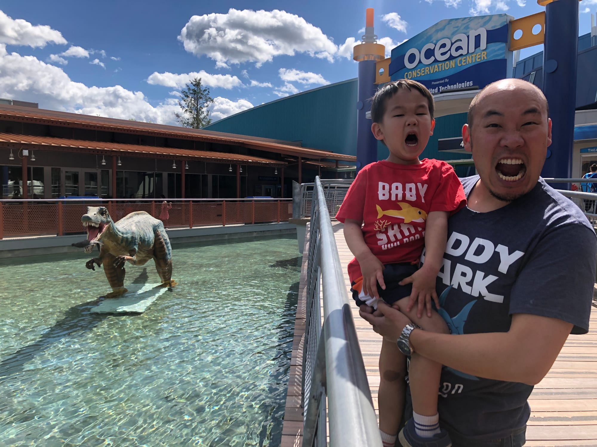 Pit Stop at Mystic Aquarium, Connecticut on our way to Thomasland, Massachusetts